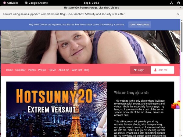 Become Hotsunny20 Member