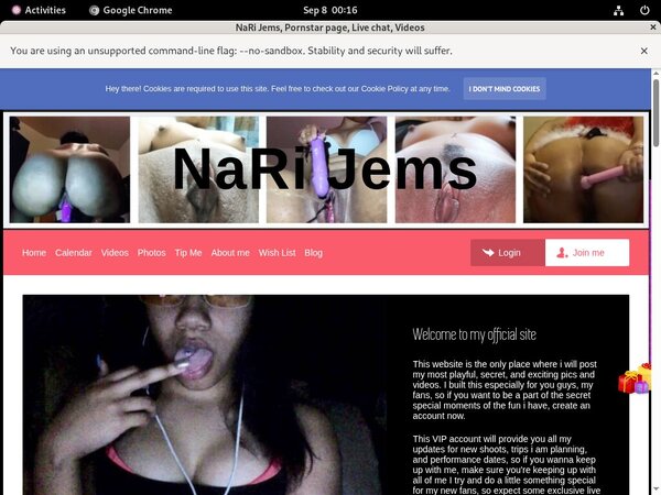 Create NaRi Jems Account