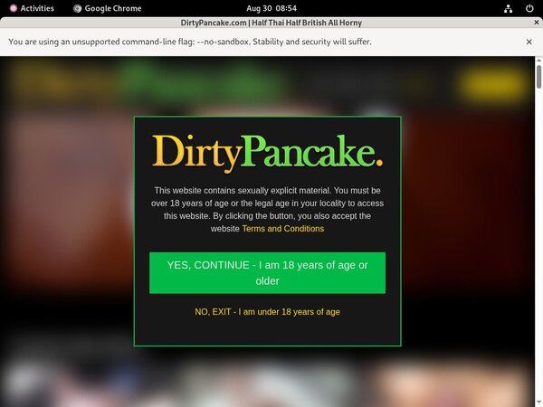 Dirty Pancake Credit Card