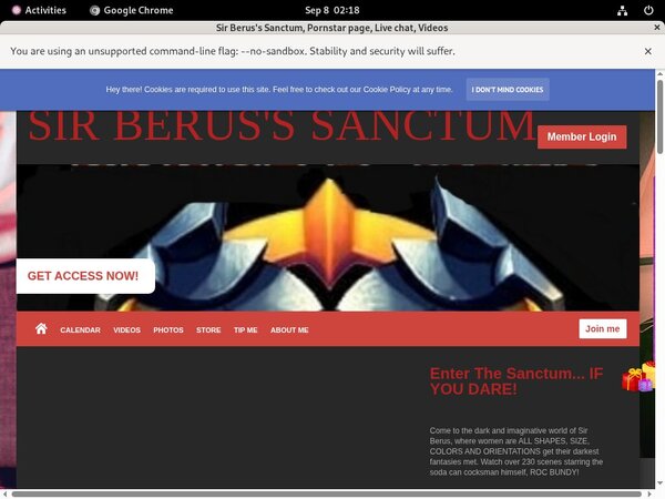 Free SirBerus'sSanctum User