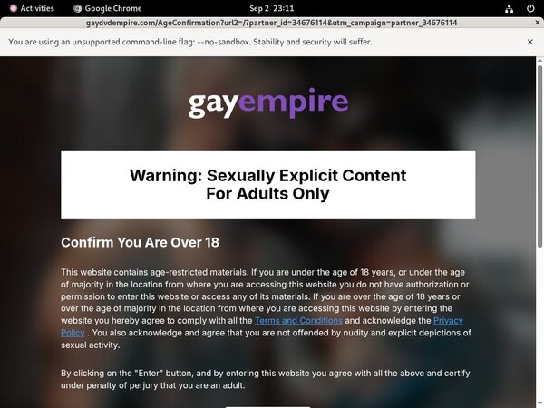 Gay Empire Discount Order