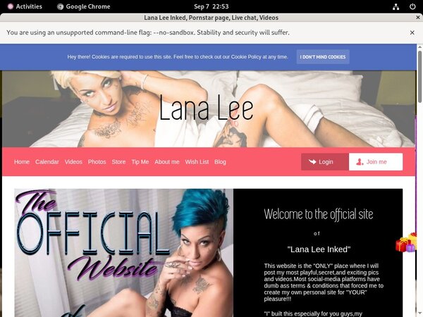 Lana Lee Inked Free Code