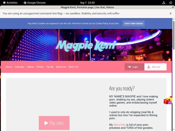 Magpie Kent Account New