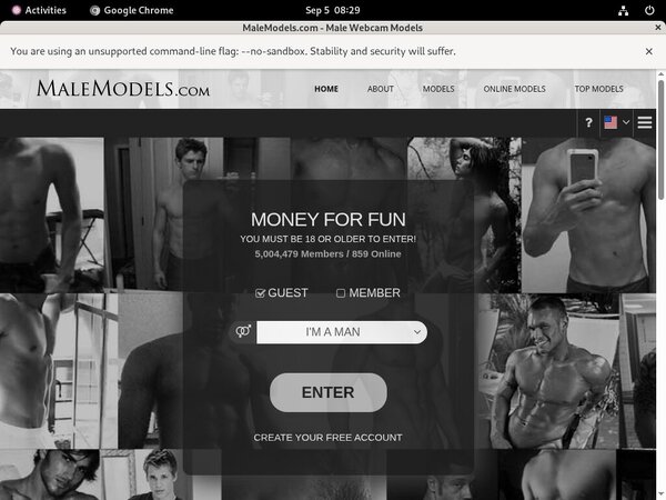 Male Models With SEPA