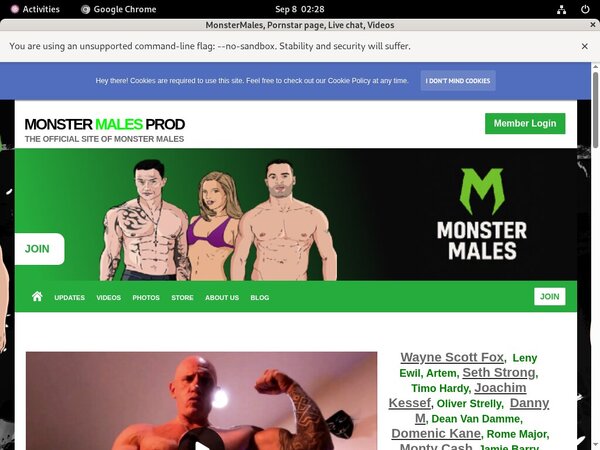 Monstermalesprod.com Free Acc