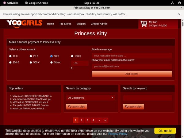 New Princess Kitty Porn