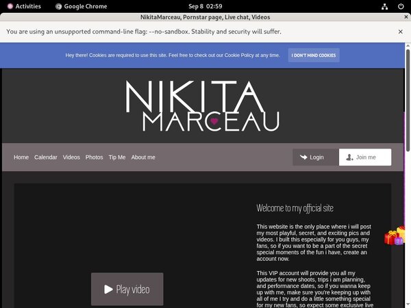 NikitaMarceau Accounts Password