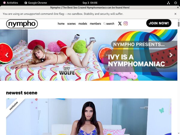 Nympho Members Area