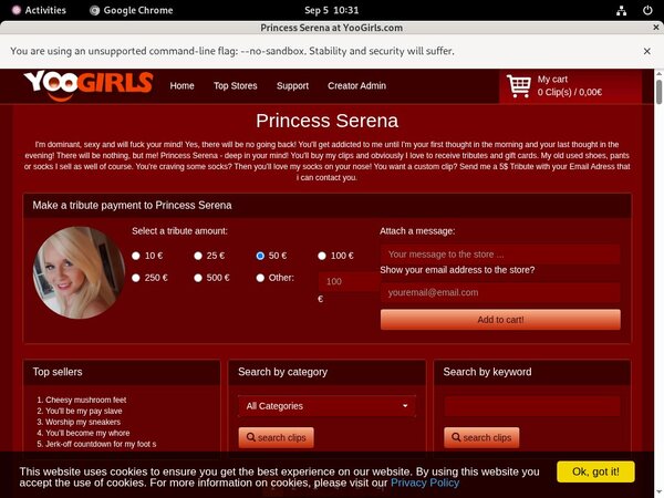 Princess Serena Gallery
