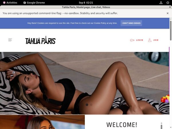 Real Tahlia Paris Accounts