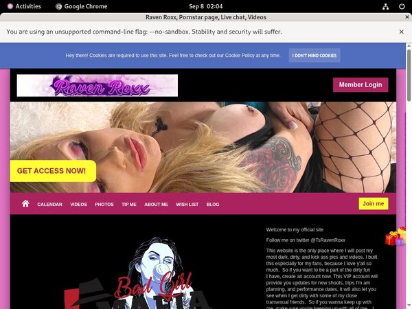 Roxx Raven Paypal