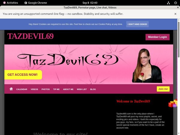 TazDevil69 Free Login Account