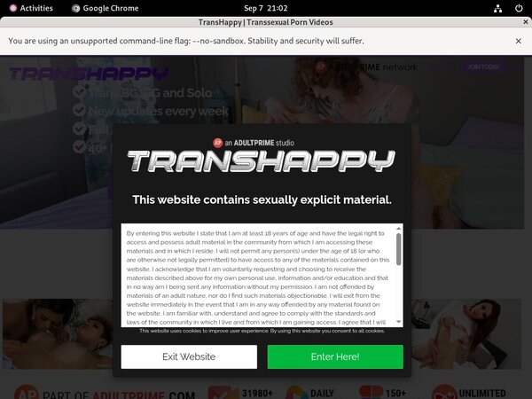 Trans Happy Free Logins