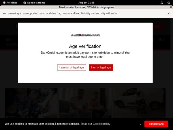 Working Dark Cruising Pass