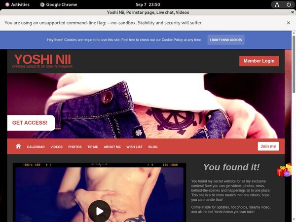 YoshiNii Payment Page