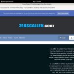 Zeus Callen Account For Free