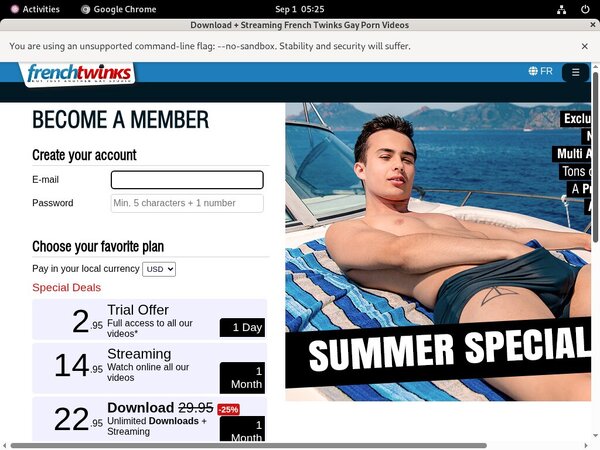 French Twinks Creampie